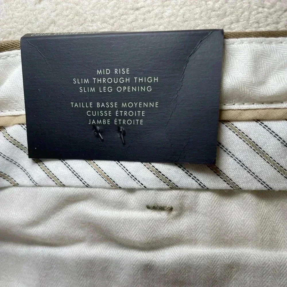 Banana Republic slim rapid movement chino Aiden  fit sz 42x34 - Picture 3 of 10